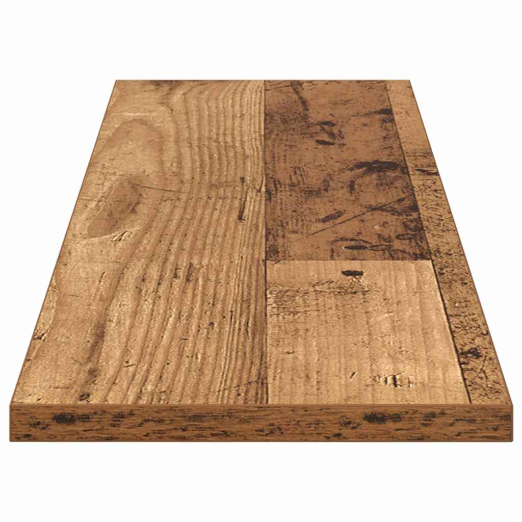 Bokhylle Bord med hylle med lagring 4 pcs Brun 100 x 40 x 1.5cm Sponplate