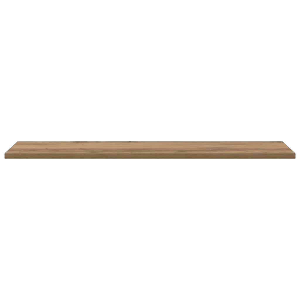 Bokhylle Bord med hylle med lagring 4 pcs Brun 100 x 40 x 1.5cm Sponplate