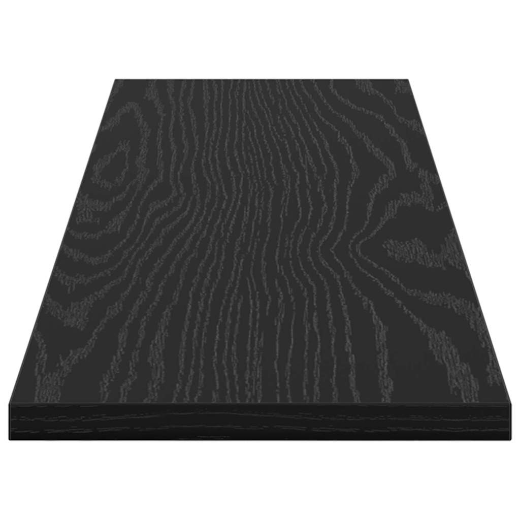 Bokhylle Bord med hylle 4 pcs Svart 100 x 40 x 1.5cm Sponplate