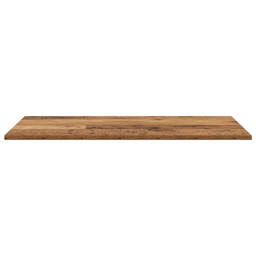 Bokhylle Bord med hylle med lagring 4 pcs Brun 100 x 40 x 1.5cm Sponplate