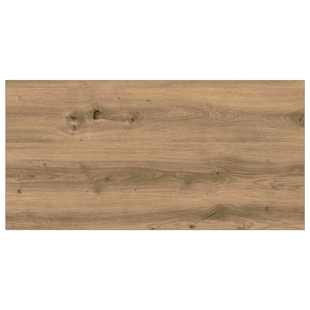 Bokhylle Bord med hylle med lagring 4 pcs Brun 100 x 40 x 1.5cm Sponplate