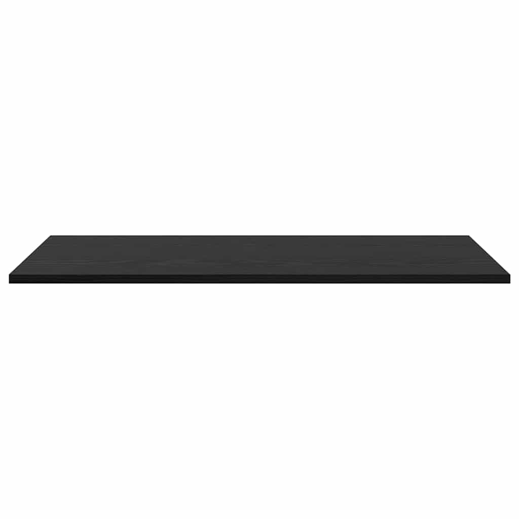 Bokhylle Bord med hylle 4 pcs Svart 100 x 40 x 1.5cm Sponplate