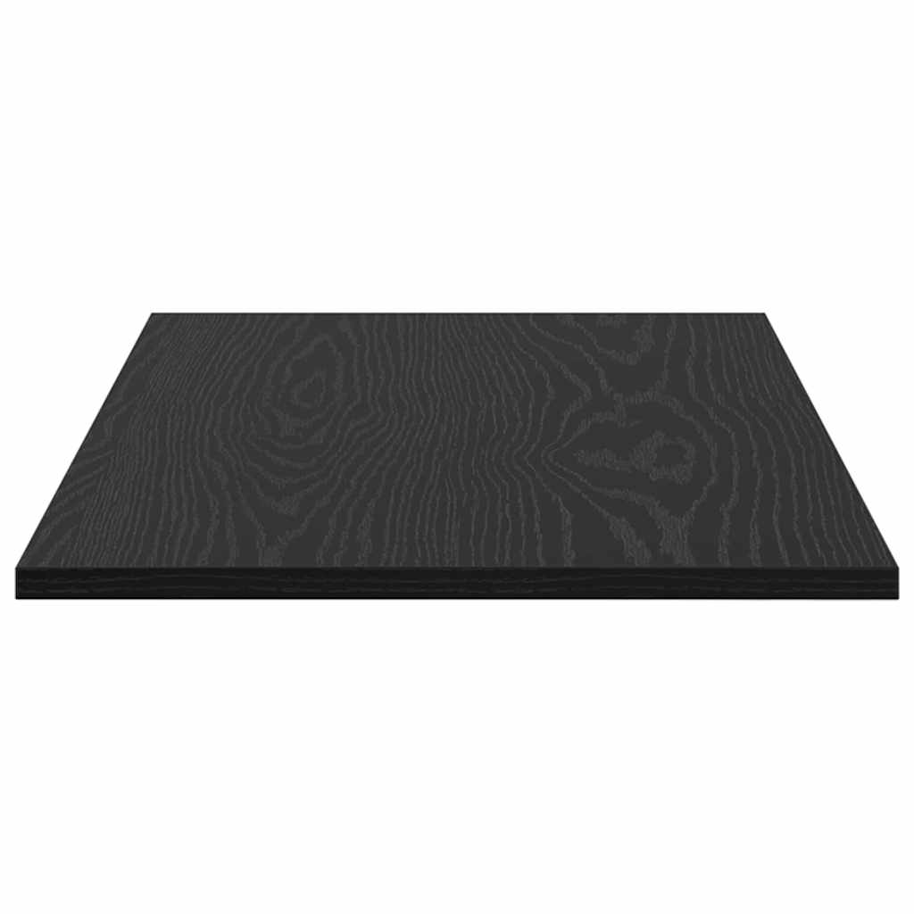 Bokhylle Bord med hylle 4 pcs Svart 100 x 40 x 1.5cm Sponplate