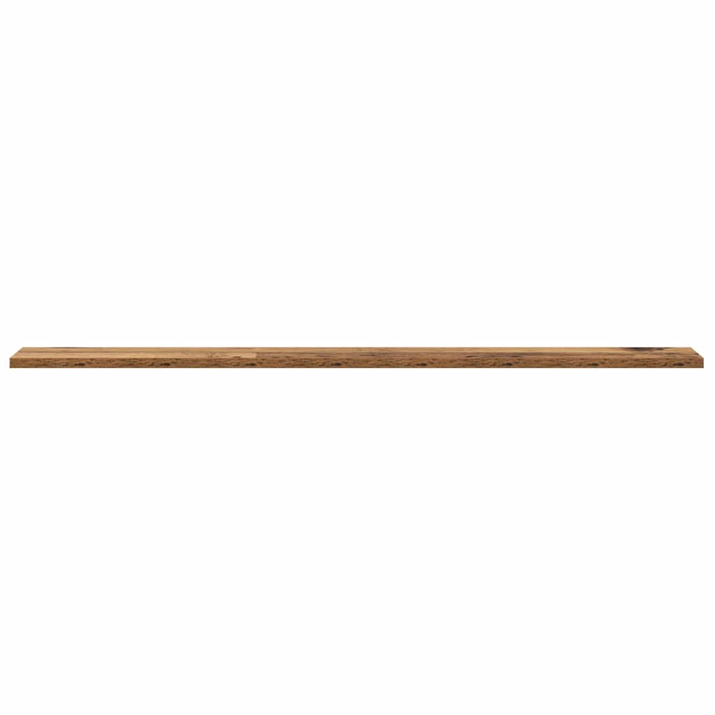 Bokhylle Bord med hylle med lagring 4 pcs Brun 100 x 40 x 1.5cm Sponplate