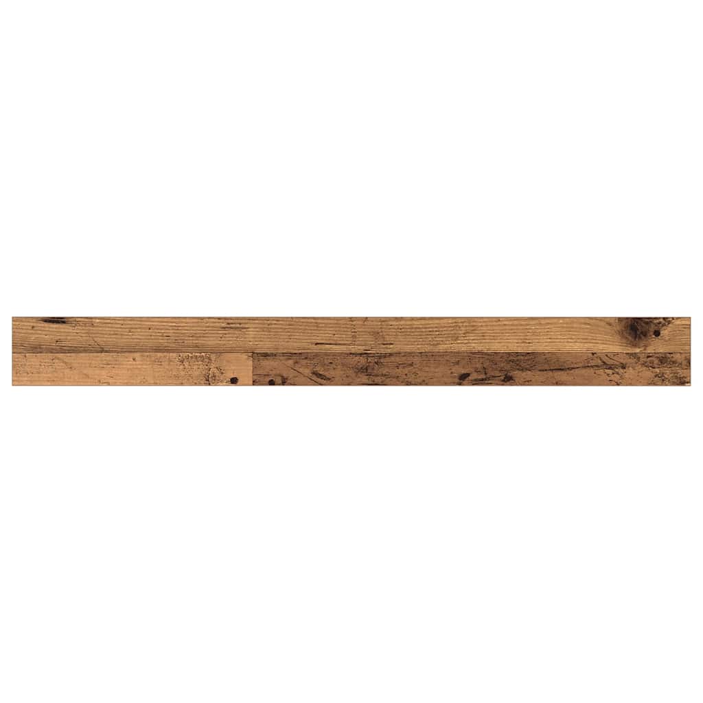 Bokhylle Bord med hylle med lagring 4 pcs Brun 100 x 40 x 1.5cm Sponplate
