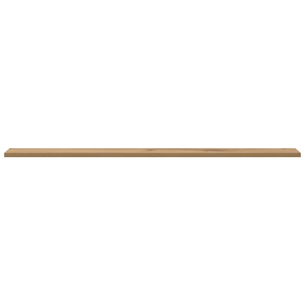 Bokhylle Bord med hylle med lagring 4 pcs Brun 100 x 40 x 1.5cm Sponplate
