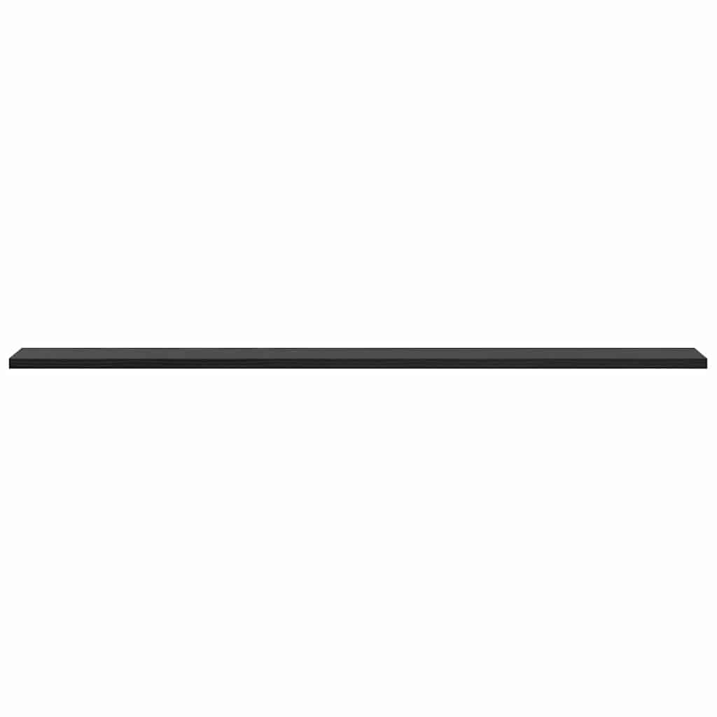 Bokhylle Bord med hylle 4 pcs Svart 100 x 40 x 1.5cm Sponplate