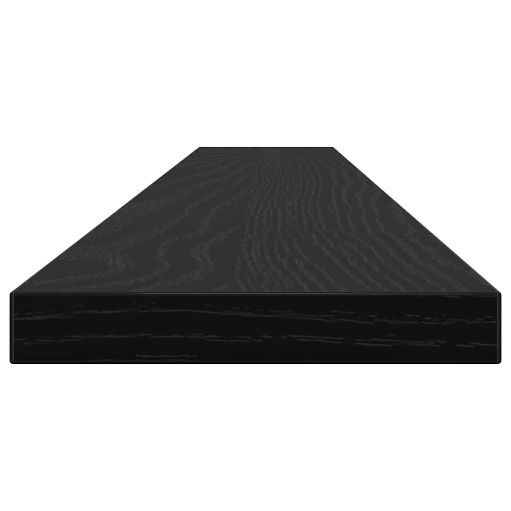 Bokhylle Bord med hylle 4 pcs Svart 100 x 40 x 1.5cm Sponplate
