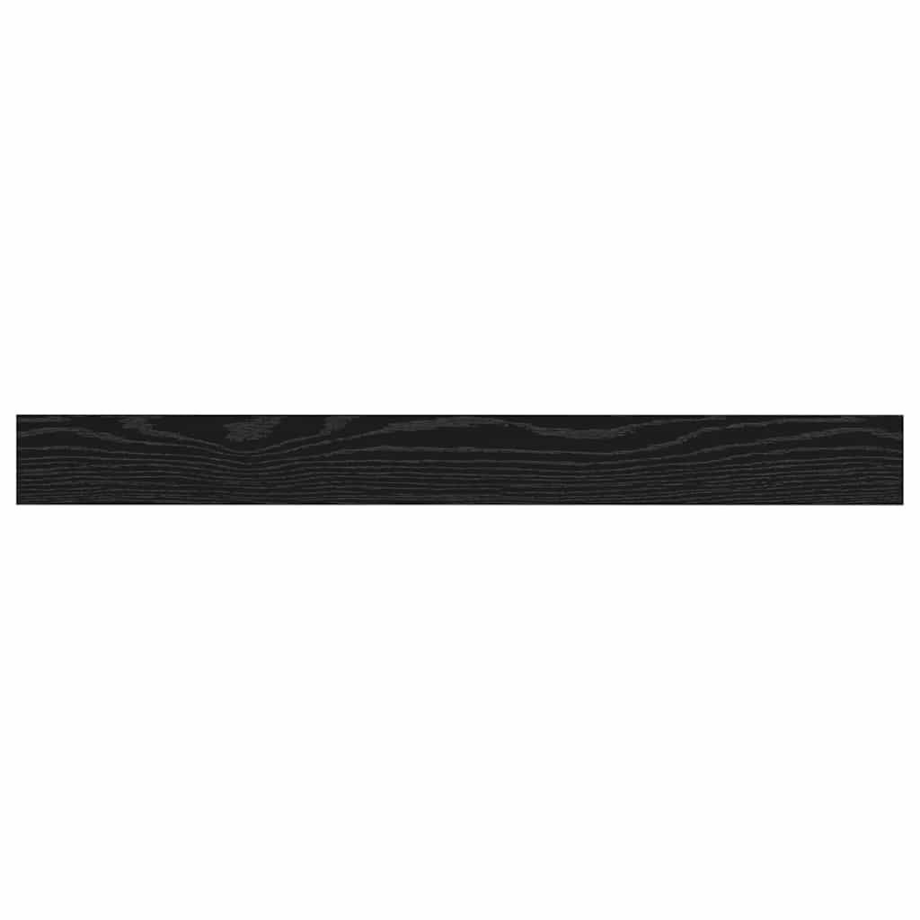 Bokhylle Bord med hylle 4 pcs Svart 100 x 40 x 1.5cm Sponplate