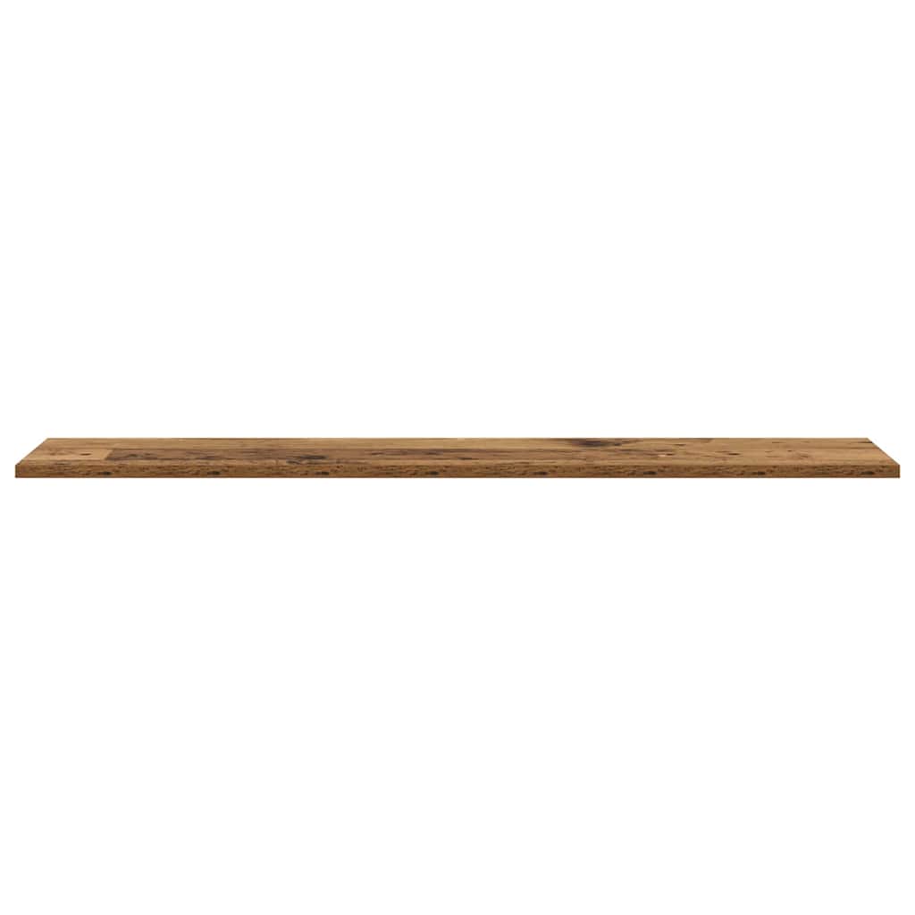 Bokhylle Bord med hylle med lagring 4 pcs Brun 100 x 40 x 1.5cm Sponplate