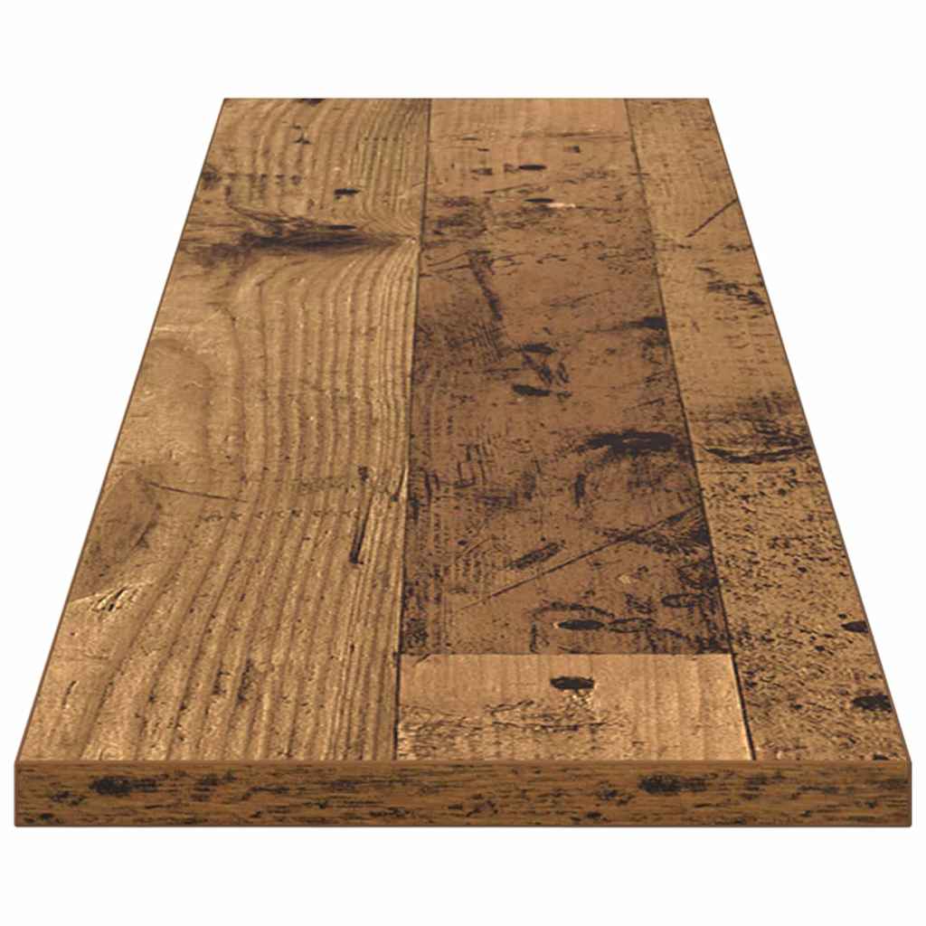 Bokhylle Bord med hylle med lagring 4 pcs Brun 100 x 40 x 1.5cm Sponplate