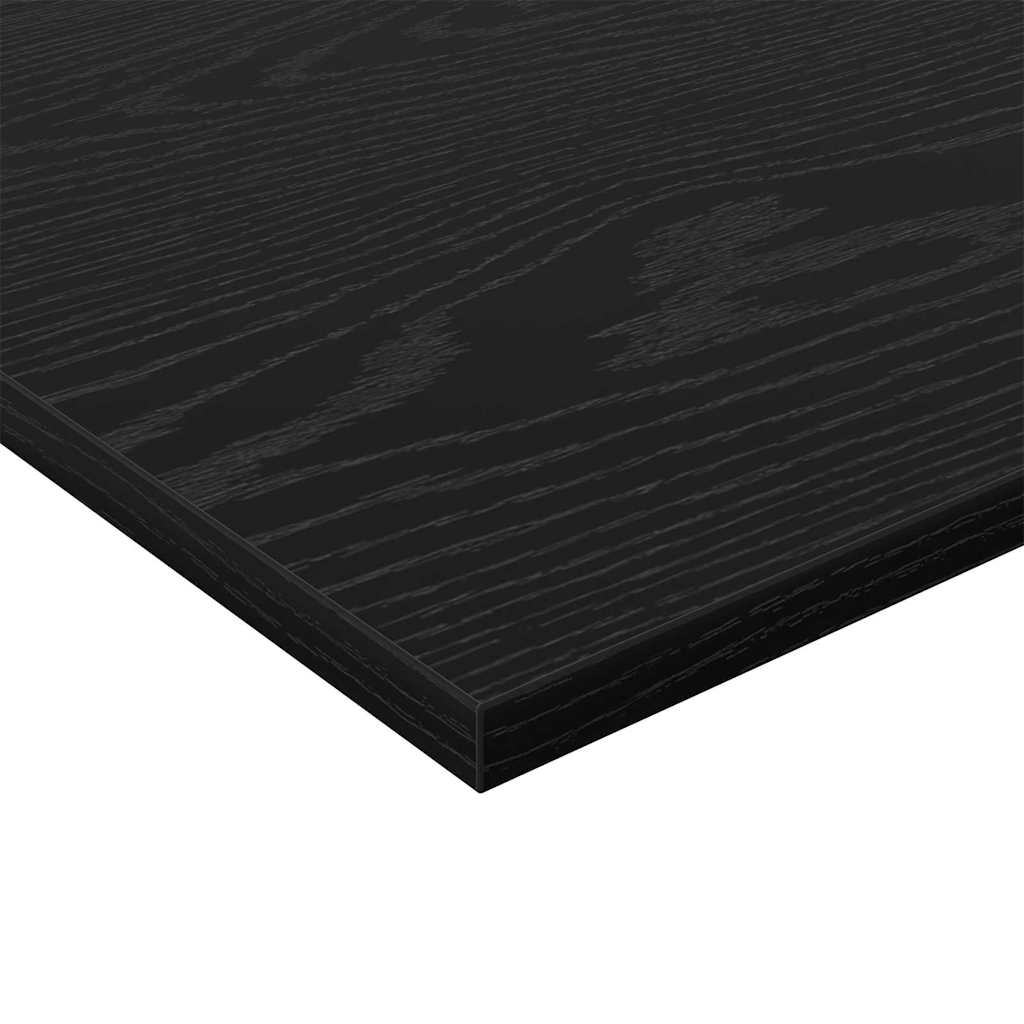 Bokhylle Bord med hylle 4 pcs Svart 100 x 40 x 1.5cm Sponplate