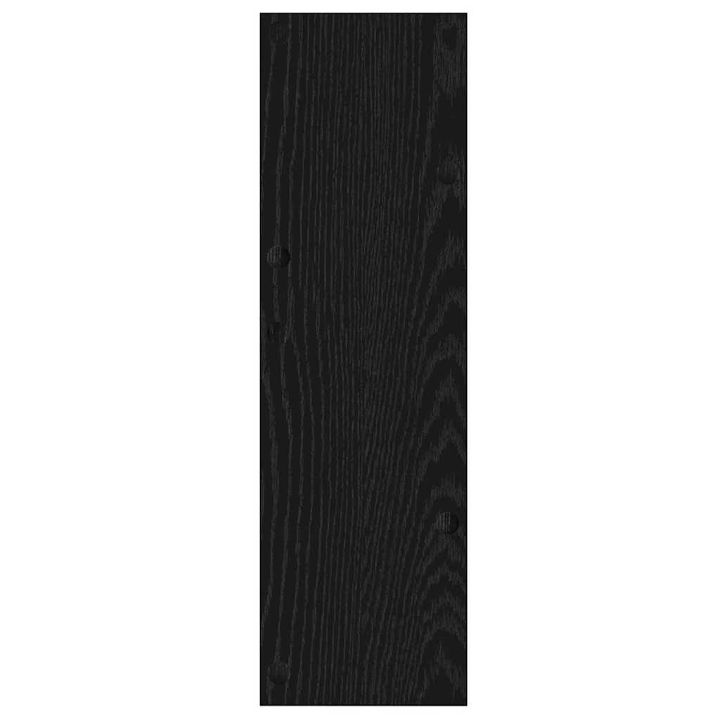Veggsko skap med hylle Annet Svart eik 60 x 18 x 60 cm Konstruert tre