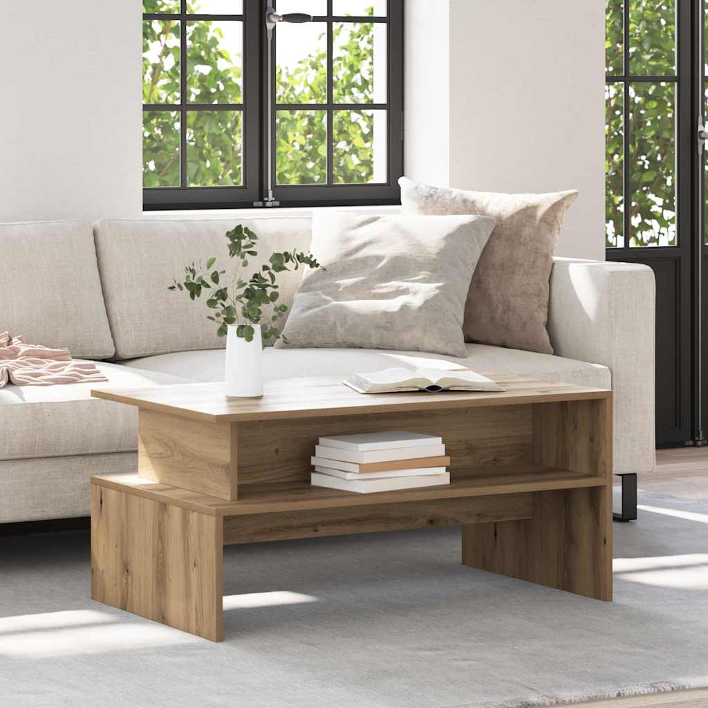 Kaffebord artisan eik 90 x 55 x 42.5 cm Konstruert tre