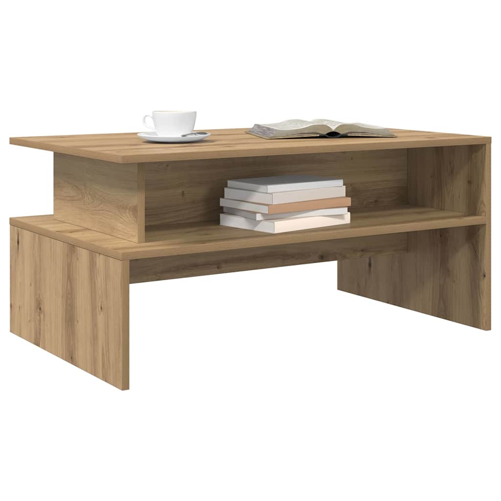 Kaffebord artisan eik 90 x 55 x 42.5 cm Konstruert tre