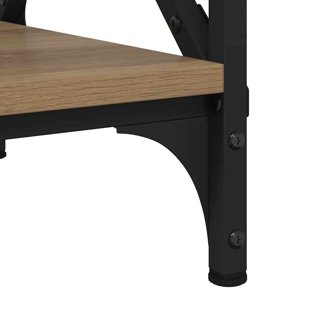 Kaffebord artisan eik 80 x 45 x 45.5 cm Konstruert tre
