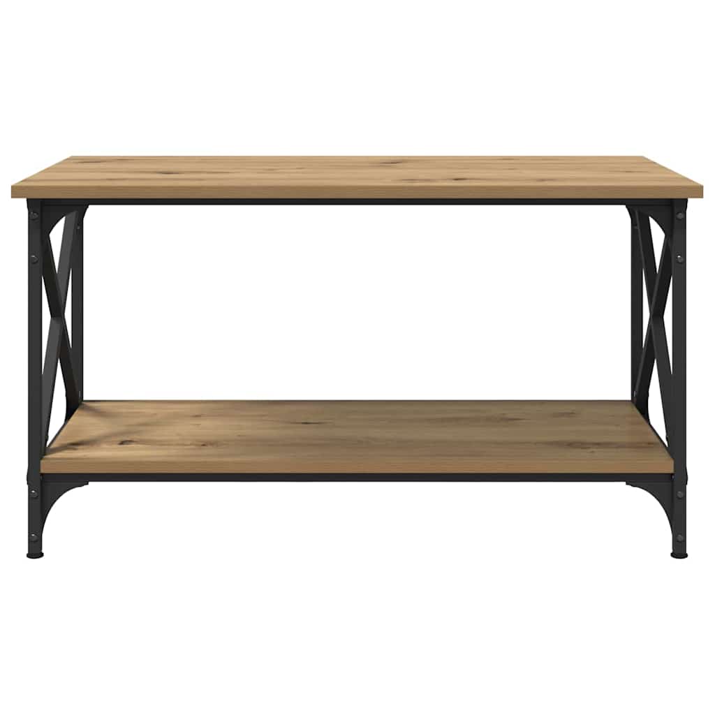Kaffebord artisan eik 80 x 45 x 45.5 cm Konstruert tre