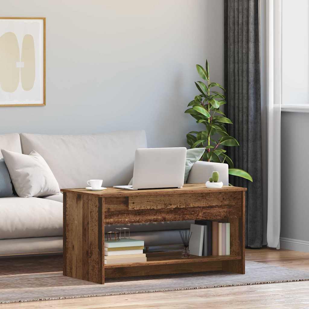 Kaffebord Gammelt tre 102 x 50 x 52.5 cm Konstruert tre