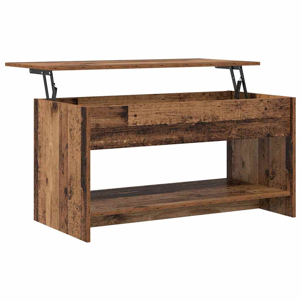 Kaffebord Gammelt tre 102 x 50 x 52.5 cm Konstruert tre