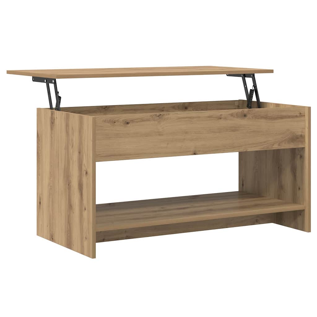 Kaffebord artisan eik 102 x 50 x 52.5 cm Konstruert tre