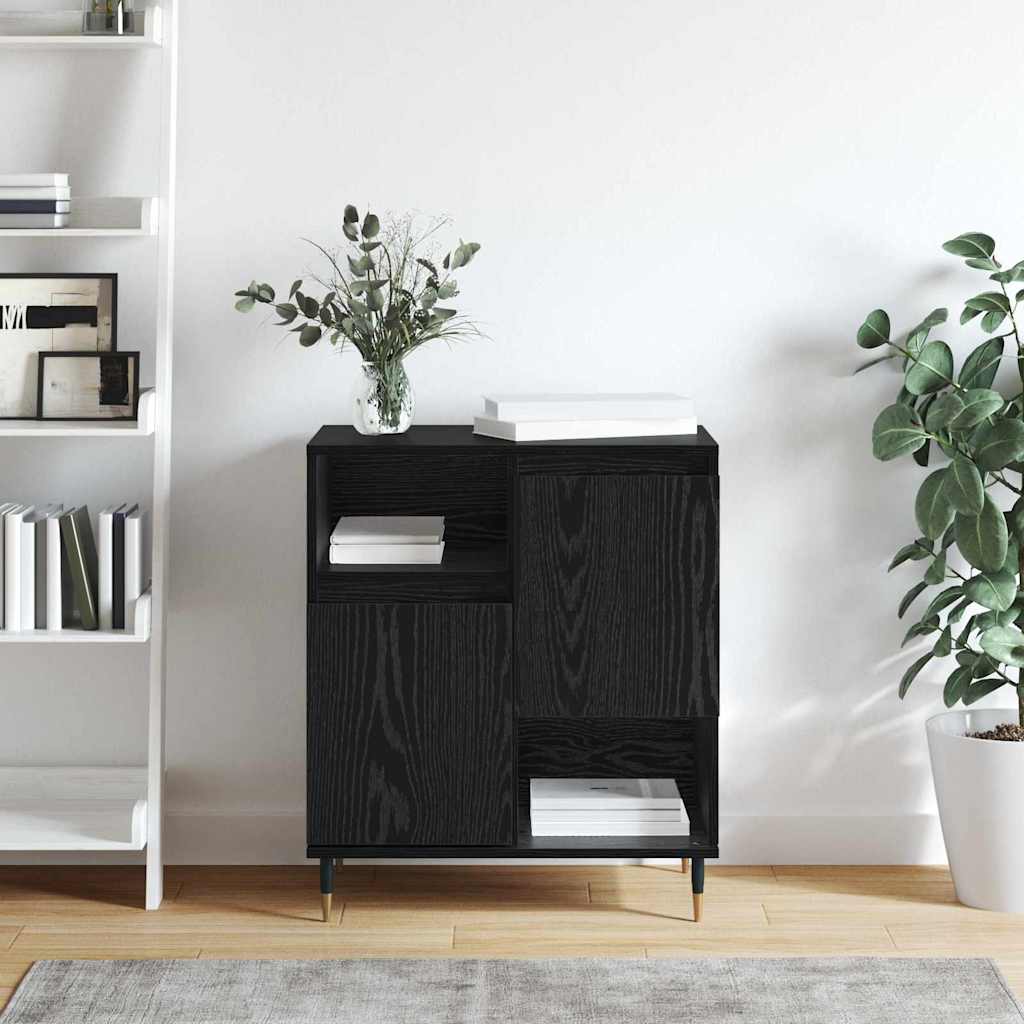 Serviesskap Svart eik 60 x 35 x 70 cm Konstruert tre