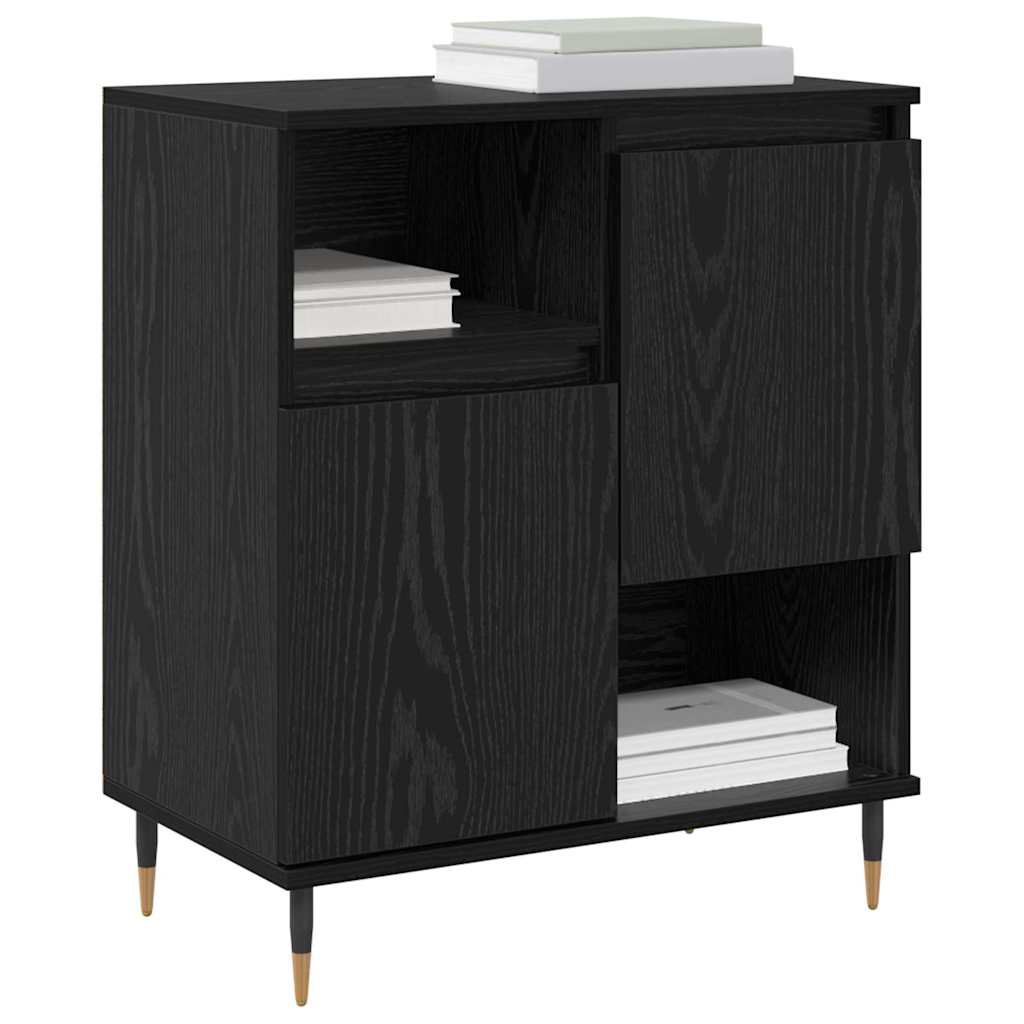 Serviesskap Svart eik 60 x 35 x 70 cm Konstruert tre