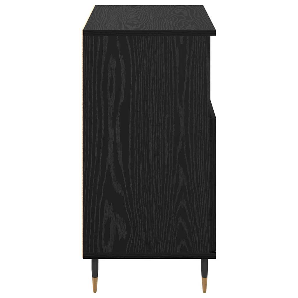 Serviesskap Svart eik 60 x 35 x 70 cm Konstruert tre