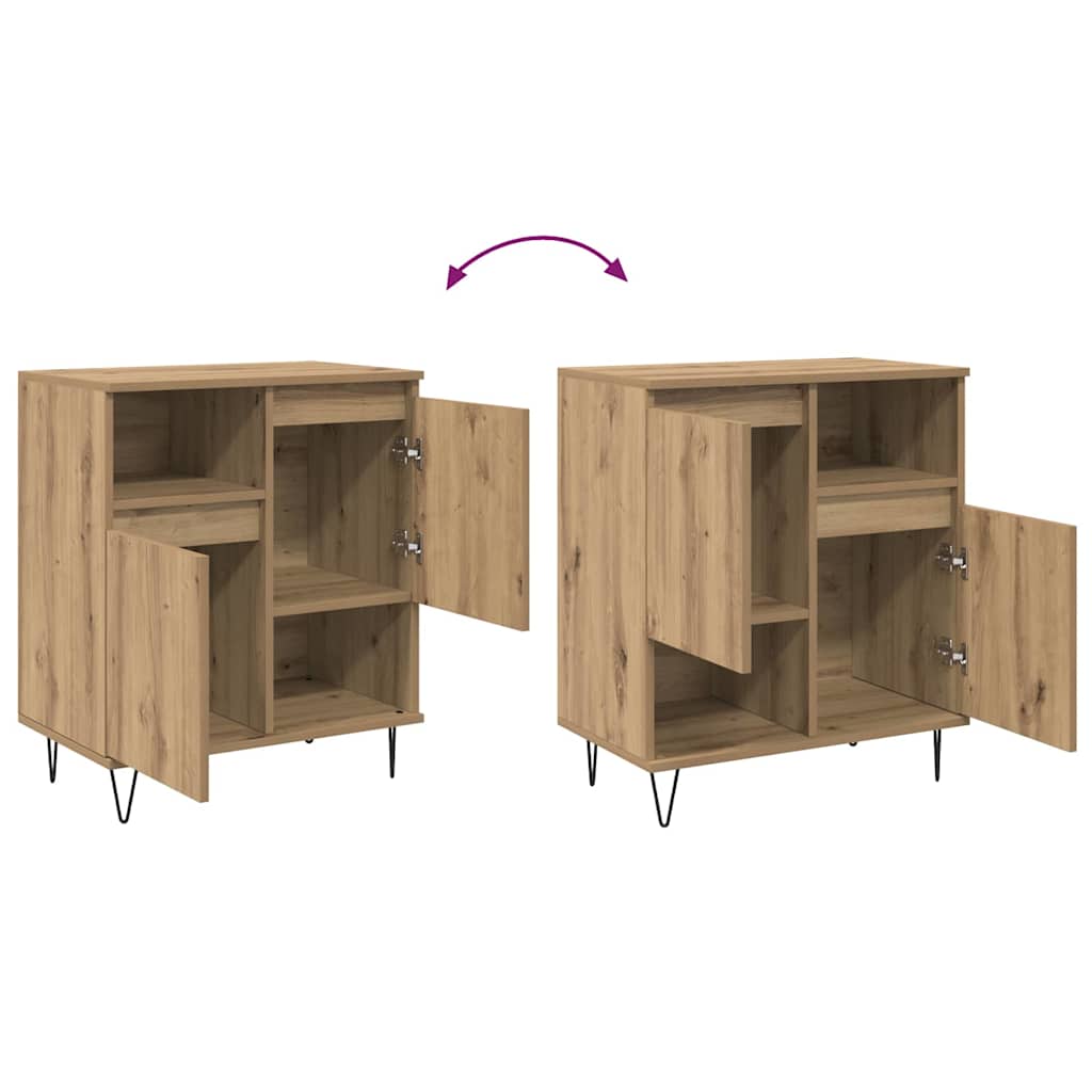 Serviesskap artisan eik 60 x 35 x 70 cm Konstruert tre