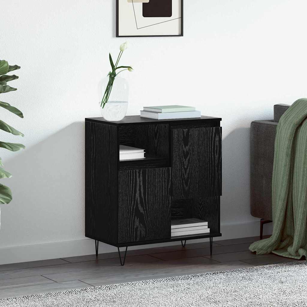Serviesskap Svart eik 60 x 35 x 70 cm Konstruert tre