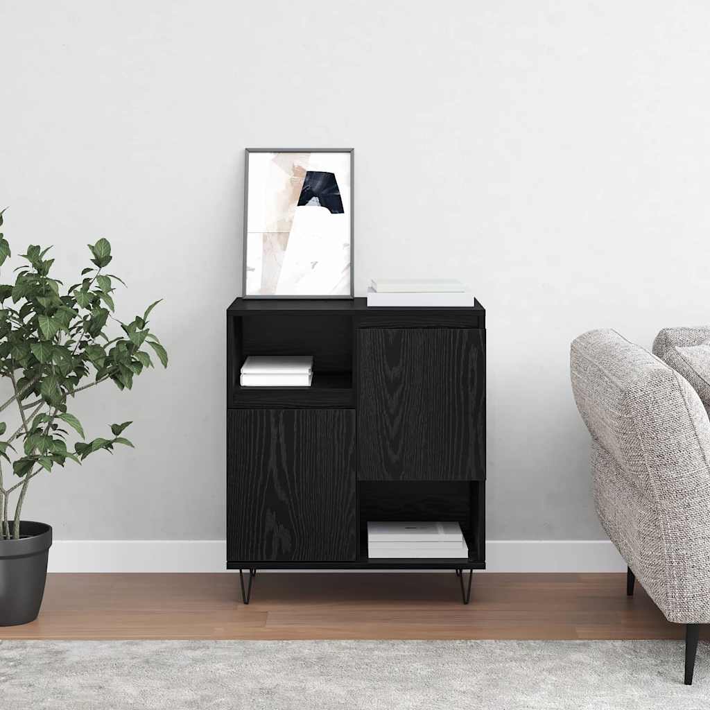 Serviesskap Svart eik 60 x 35 x 70 cm Konstruert tre