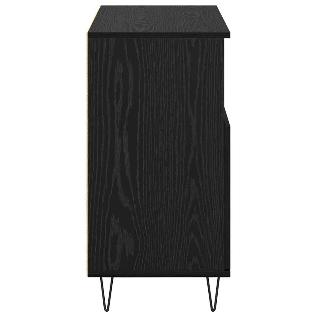 Serviesskap Svart eik 60 x 35 x 70 cm Konstruert tre
