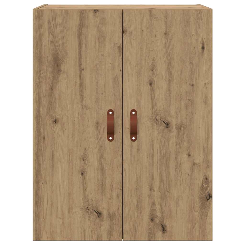 Veggskap Veggmontert Brun 69.5 x 34 x 90 cm Konstruert tre