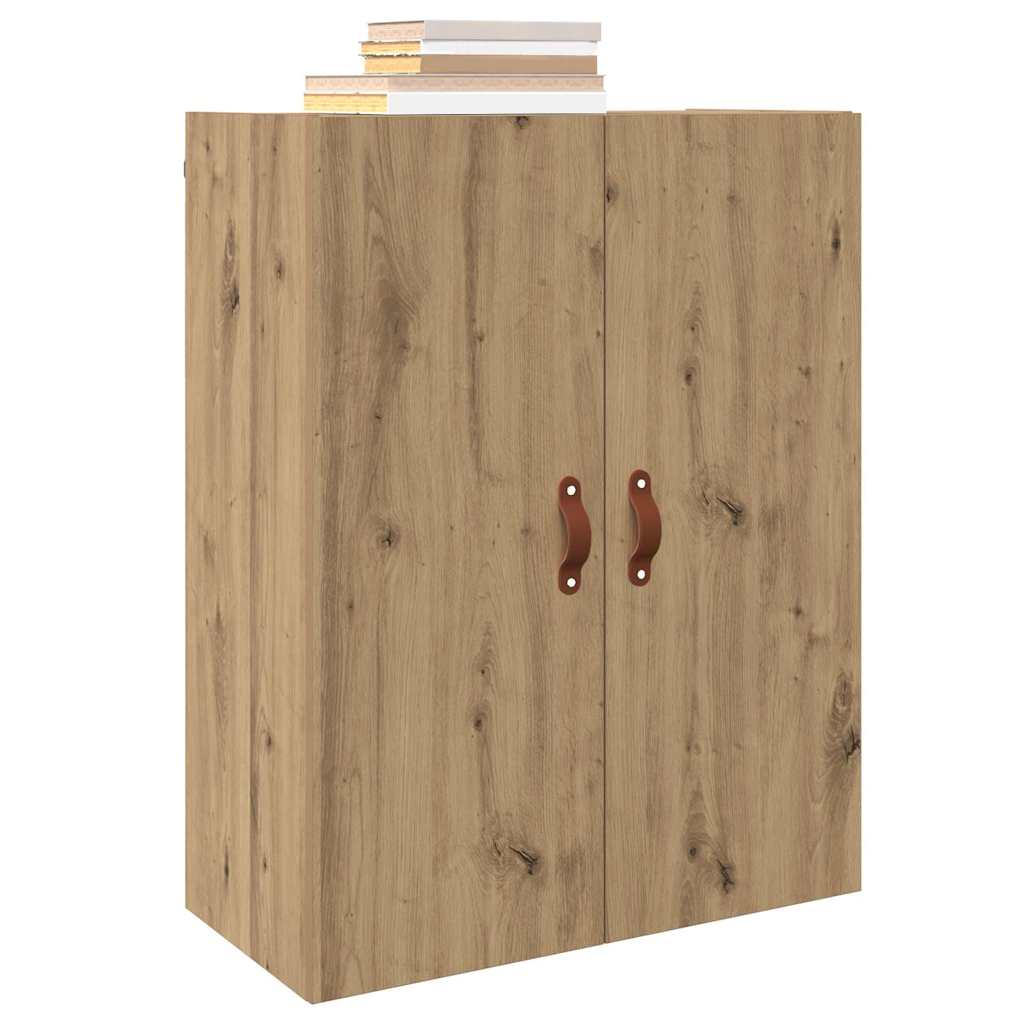 Veggskap Veggmontert Brun 69.5 x 34 x 90 cm Konstruert tre