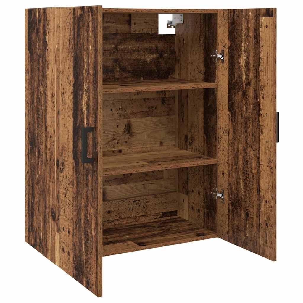 Veggskap Veggmontert Brun 69.5 x 34 x 90 cm Konstruert tre