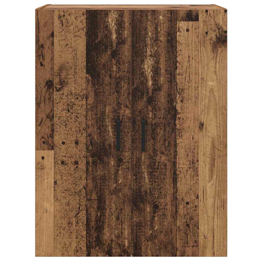 Veggskap Veggmontert Brun 69.5 x 34 x 90 cm Konstruert tre