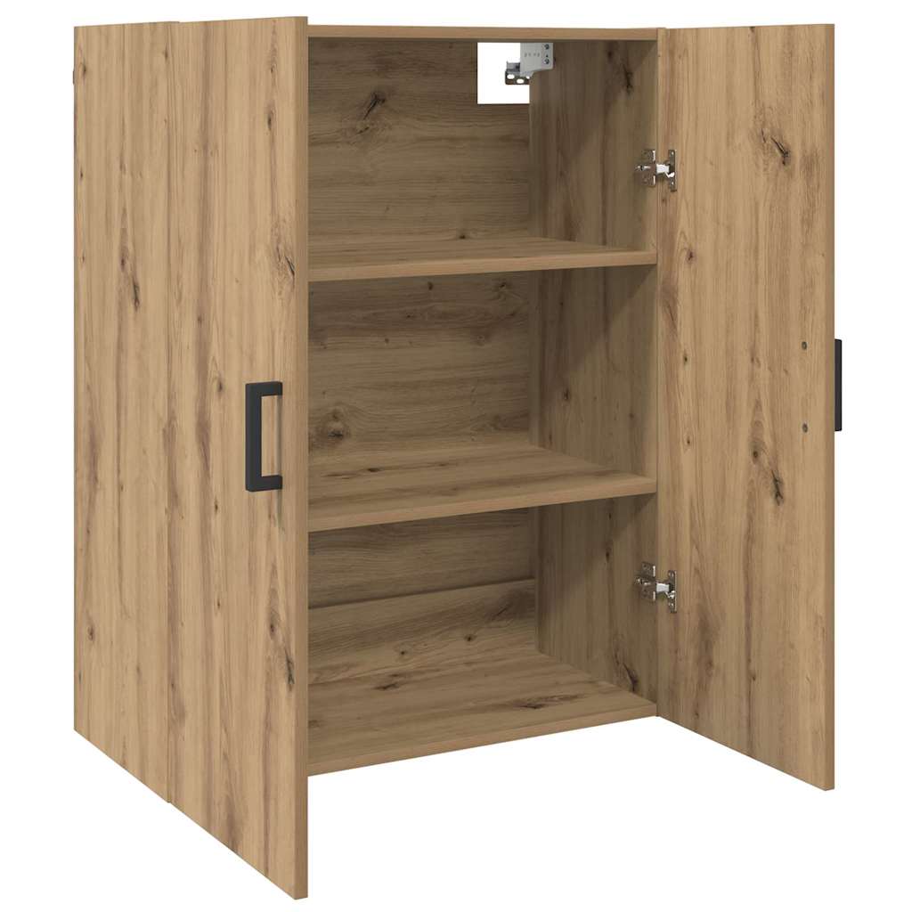 Veggskap Veggmontert Brun 69.5 x 34 x 90 cm Konstruert tre