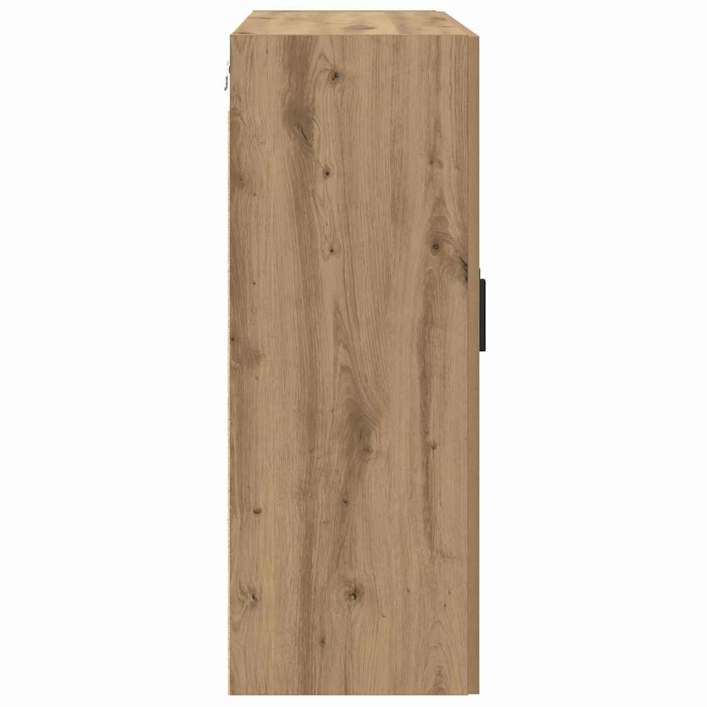 Veggskap Veggmontert Brun 69.5 x 34 x 90 cm Konstruert tre