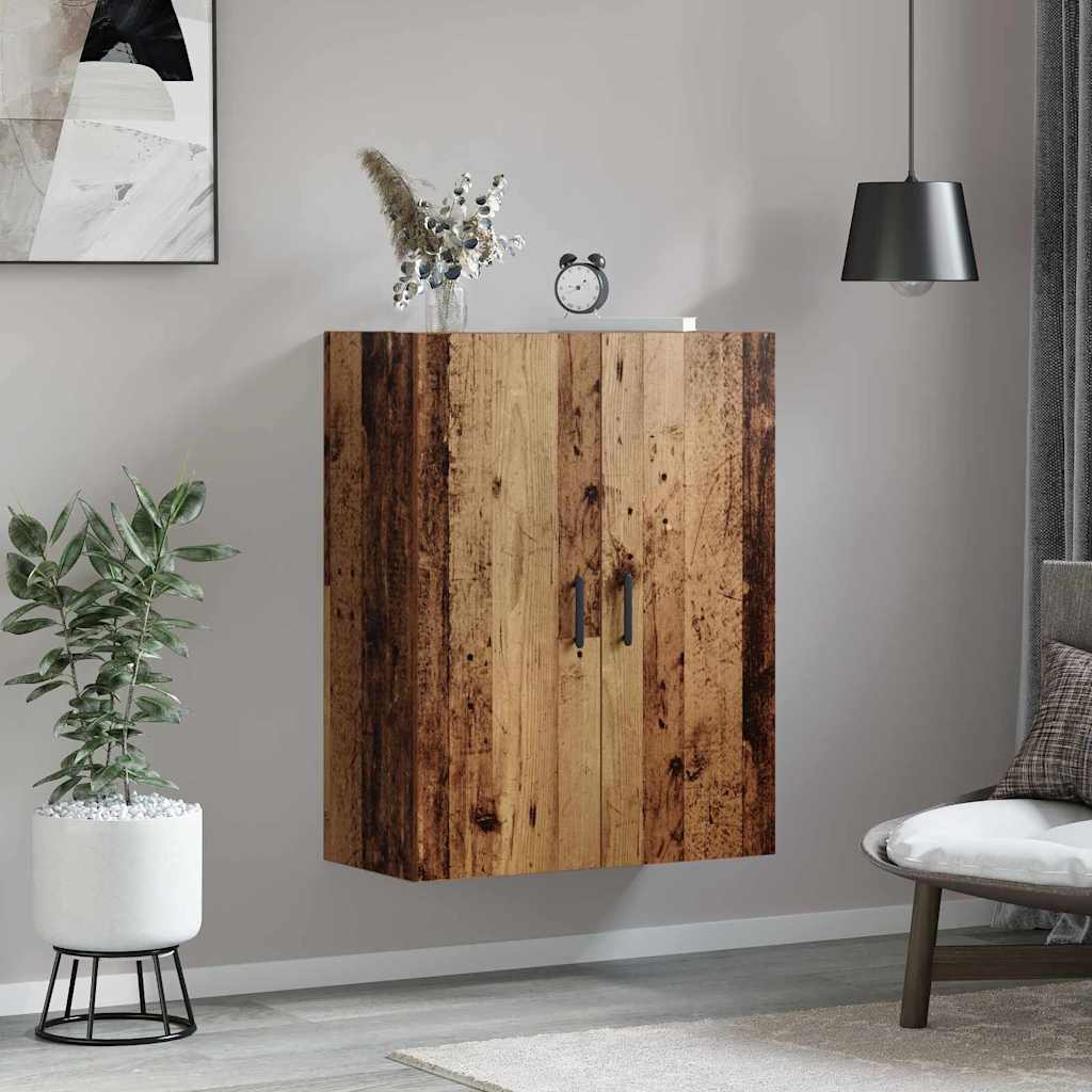 Veggskap Gammelt tre 69.5 x 34 x 90 cm Konstruert tre