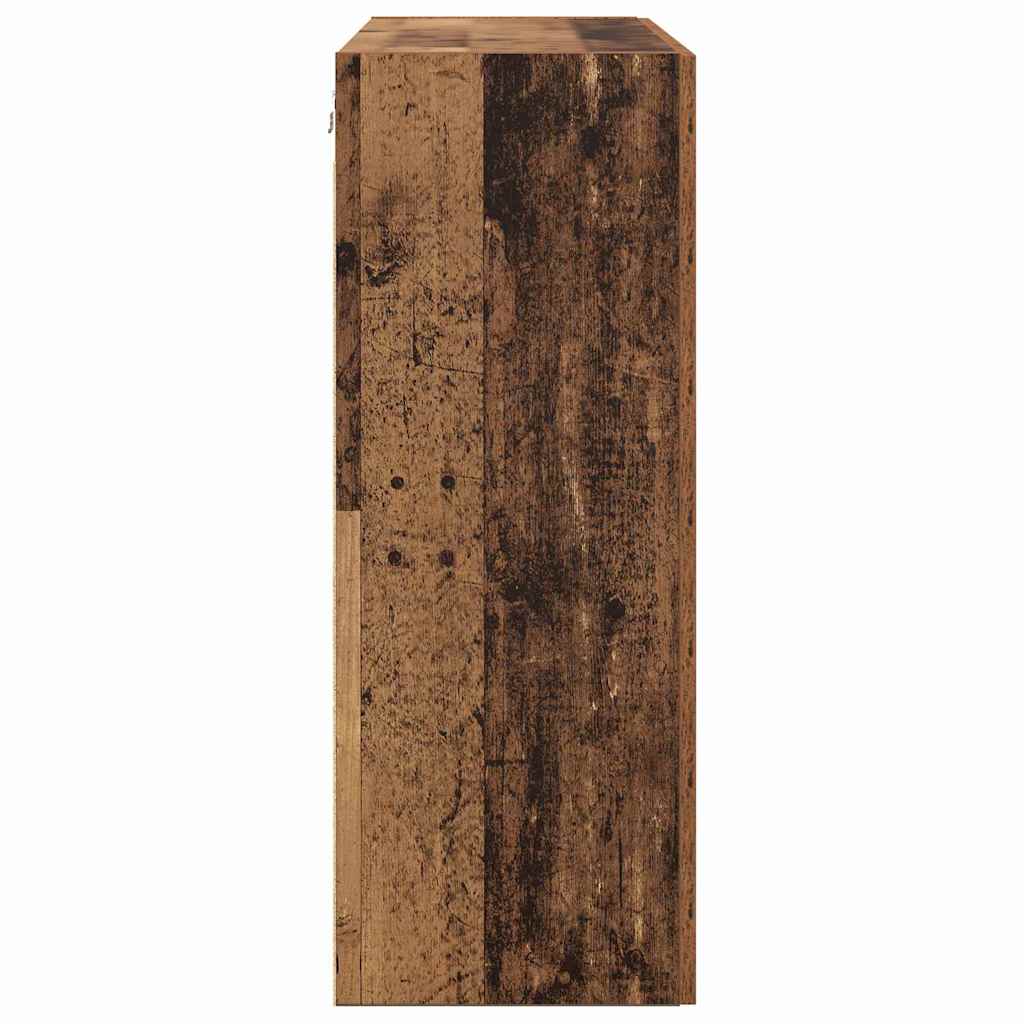 Veggskap Gammelt tre 69.5 x 34 x 90 cm Konstruert tre