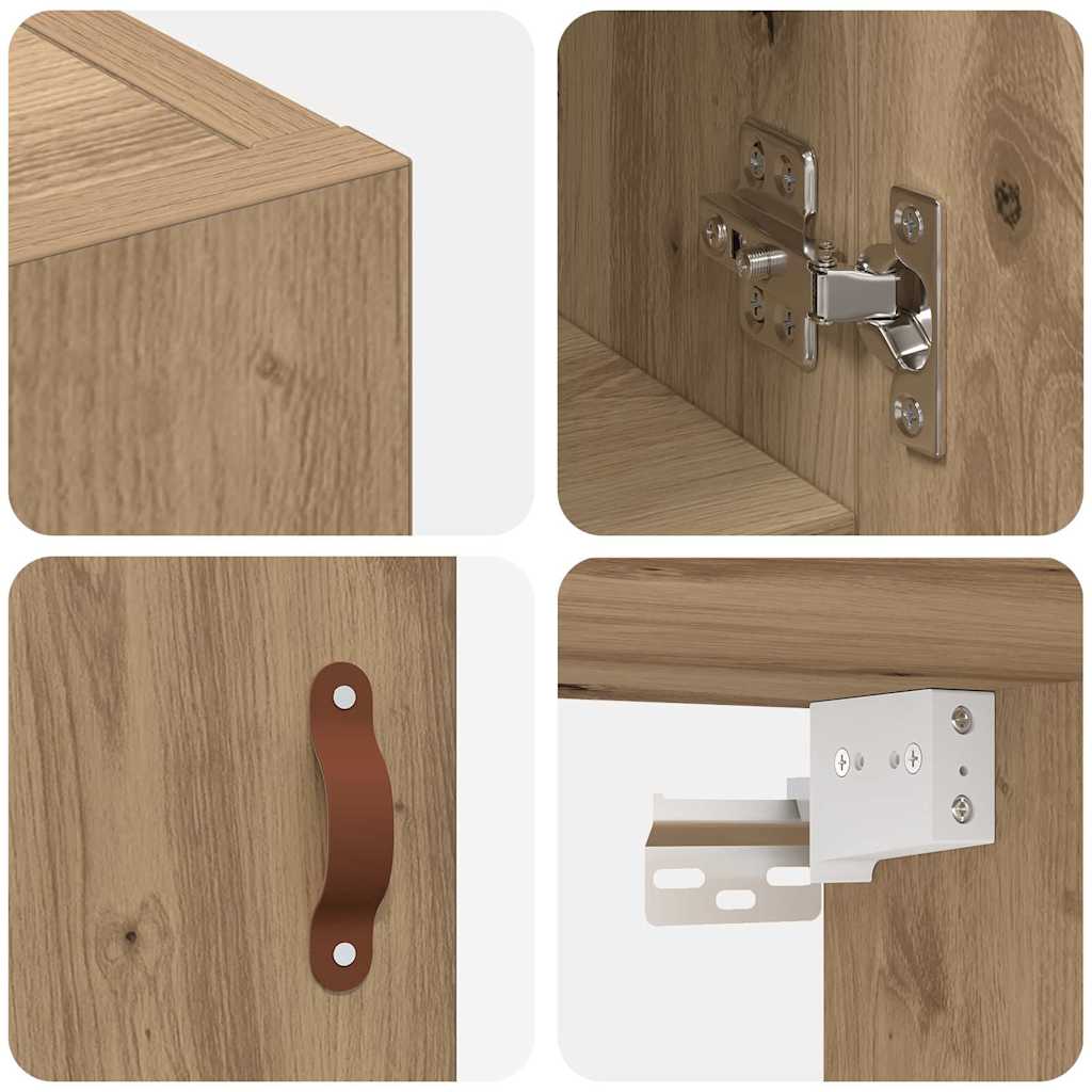 Veggskap Veggmontert artisan eik 60 x 31 x 70 cm Konstruert tre