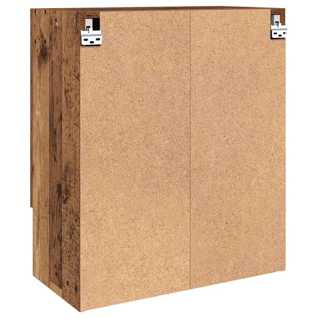 Veggskap Veggmontert Gammelt tre 60 x 31 x 70 cm Konstruert tre