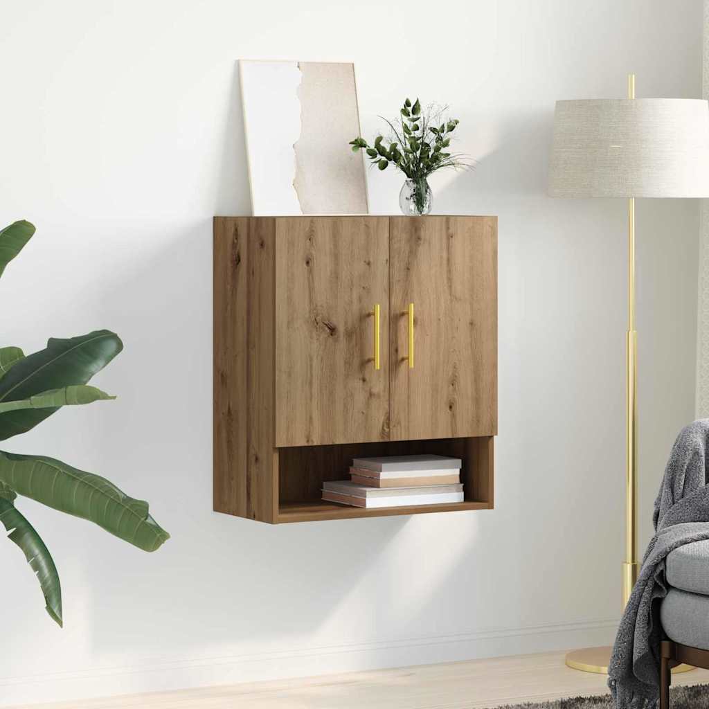 Veggskap Veggmontert artisan eik 60 x 31 x 70 cm Konstruert tre
