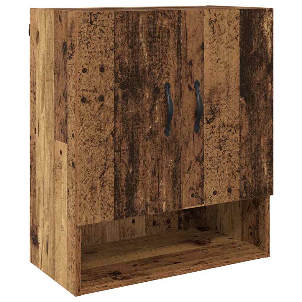 Veggskap Veggmontert Gammelt tre 60 x 31 x 70 cm Konstruert tre