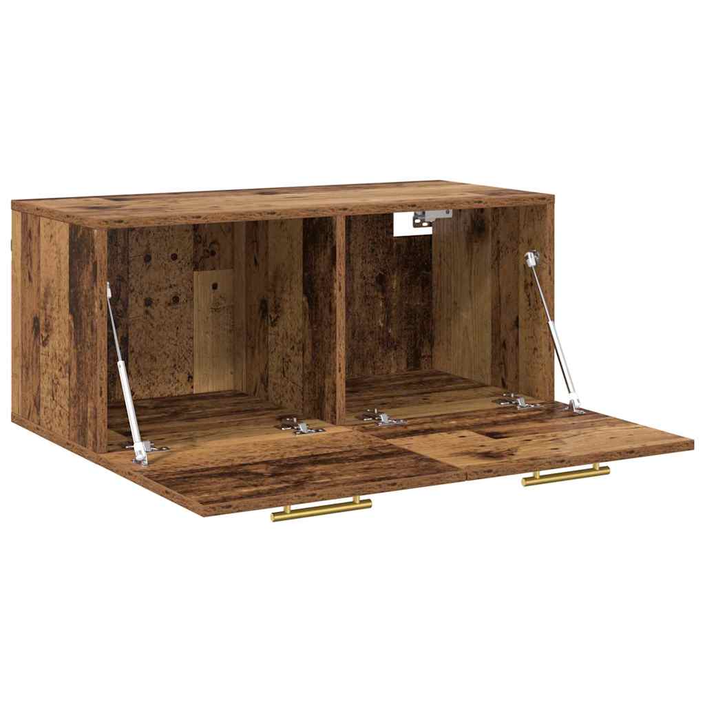 Veggskap Gammelt tre 80 x 36.5 x 35 cm Konstruert tre