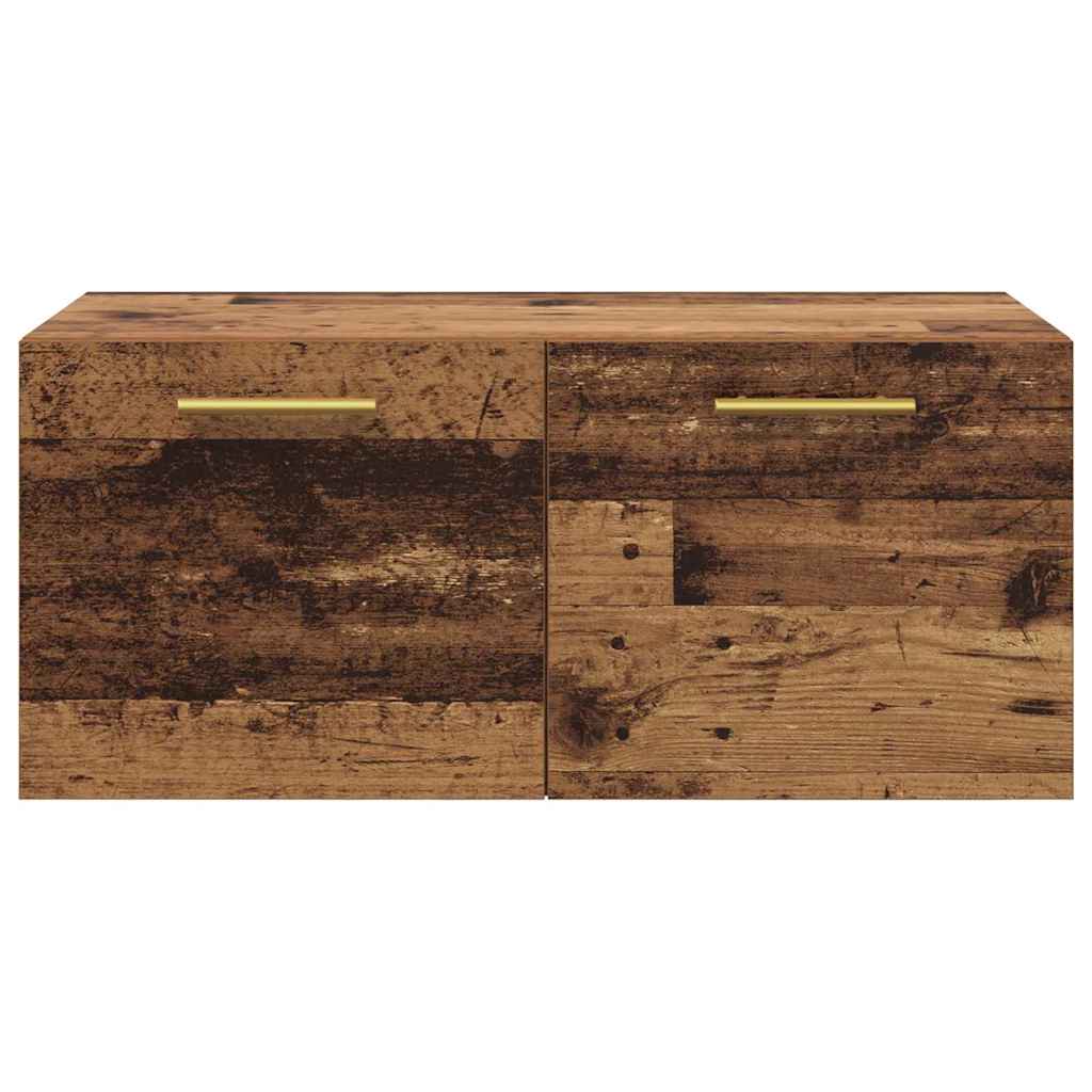 Veggskap Gammelt tre 80 x 36.5 x 35 cm Konstruert tre
