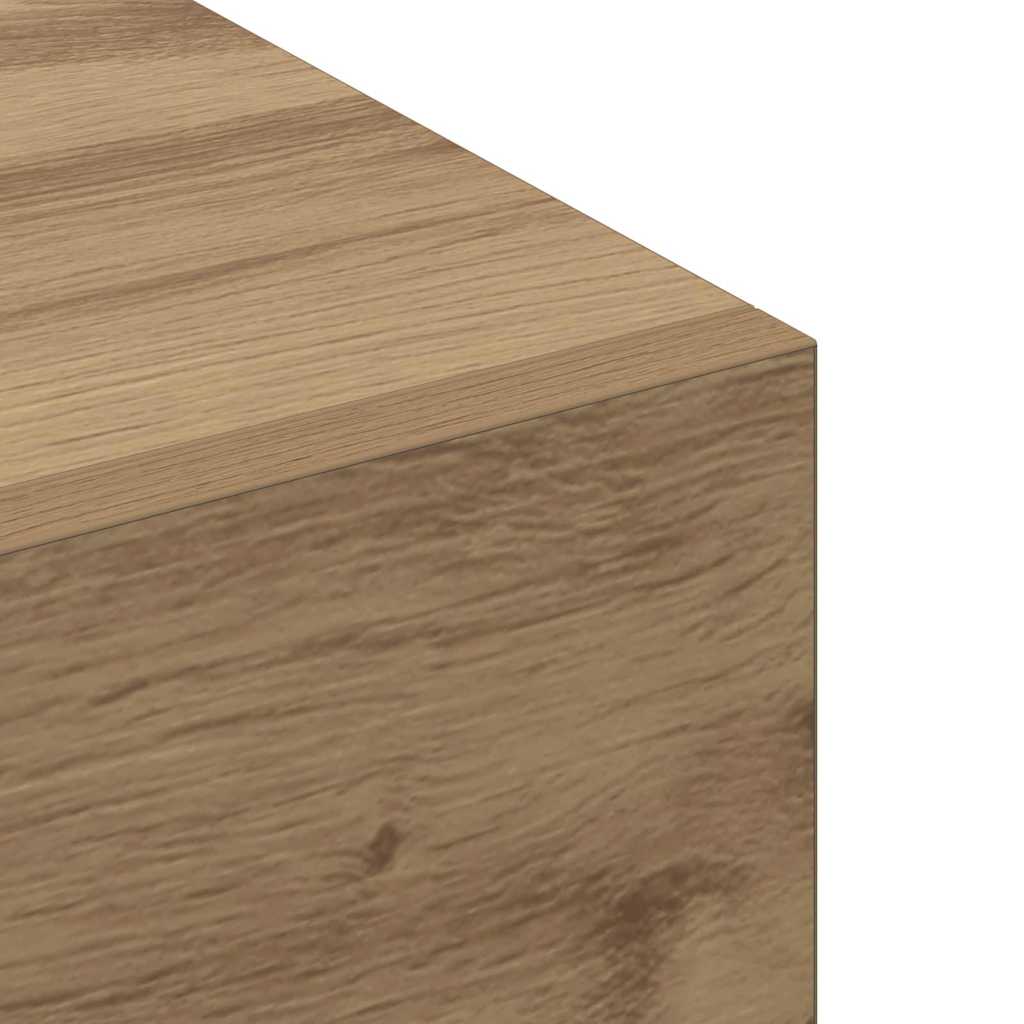 Veggskap Håndverks eik 80 x 36.5 x 35 cm Konstruert tre