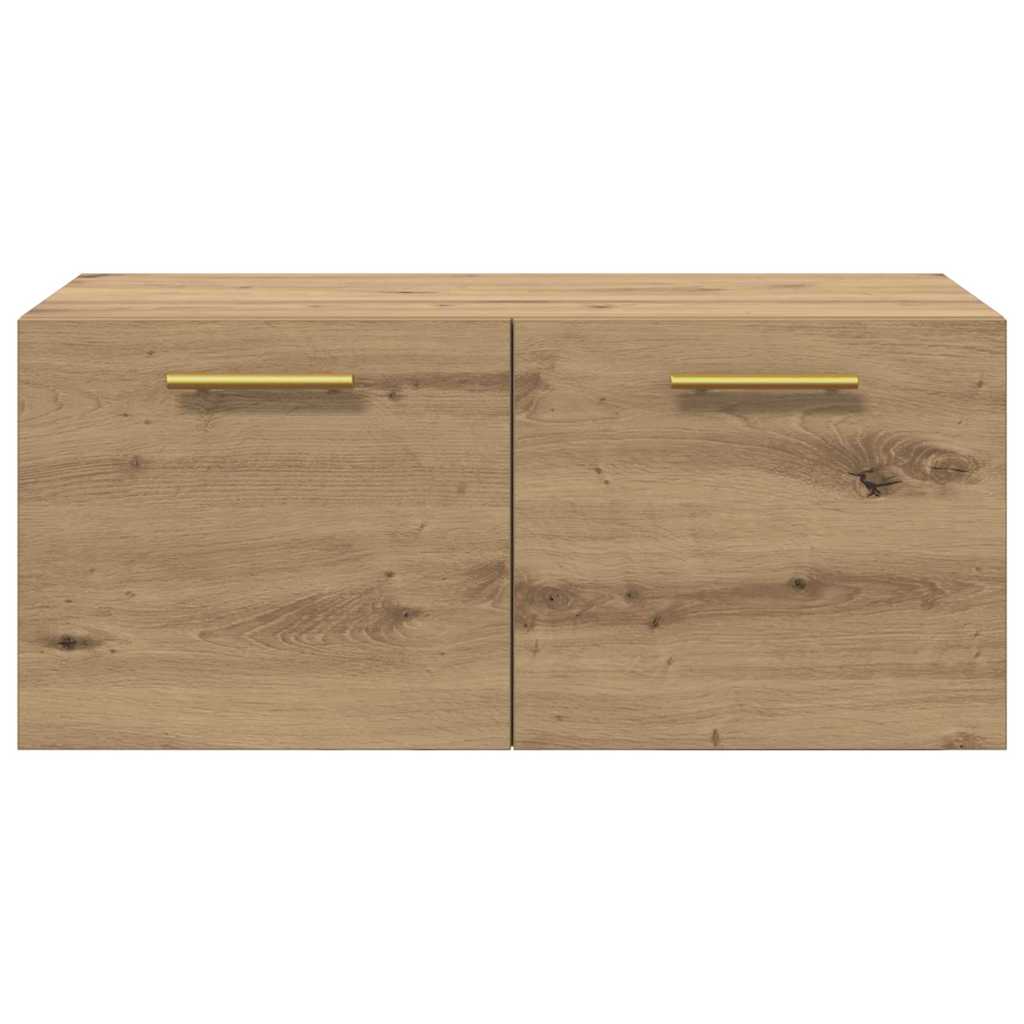 Veggskap Håndverks eik 80 x 36.5 x 35 cm Konstruert tre