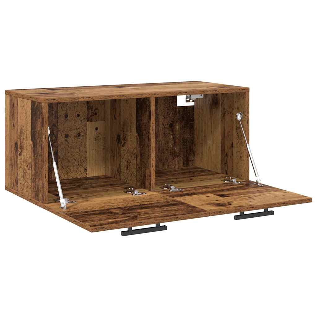Veggskap Gammelt tre 80 x 36.5 x 35 cm Konstruert tre