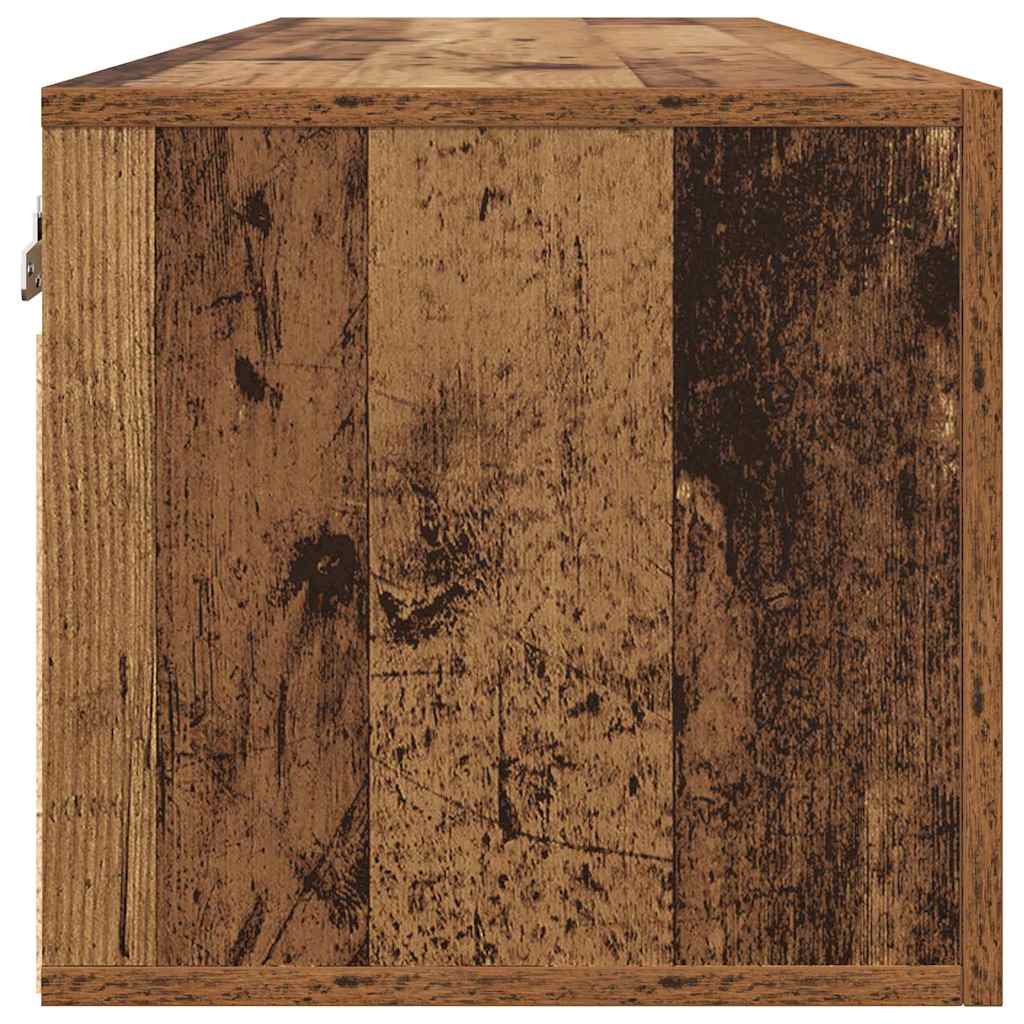 Veggskap Gammelt tre 80 x 36.5 x 35 cm Konstruert tre