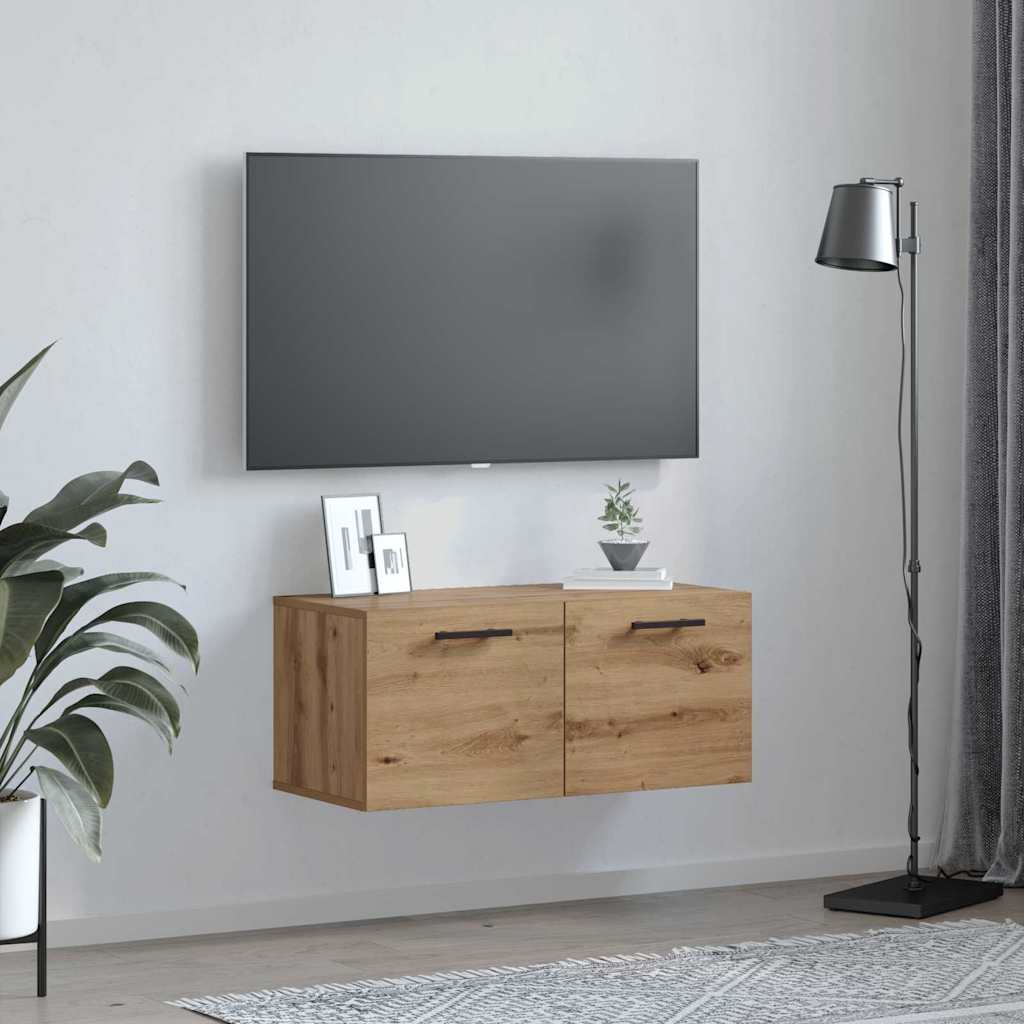 Veggskap artisan eik 80 x 36.5 x 35 cm Konstruert tre